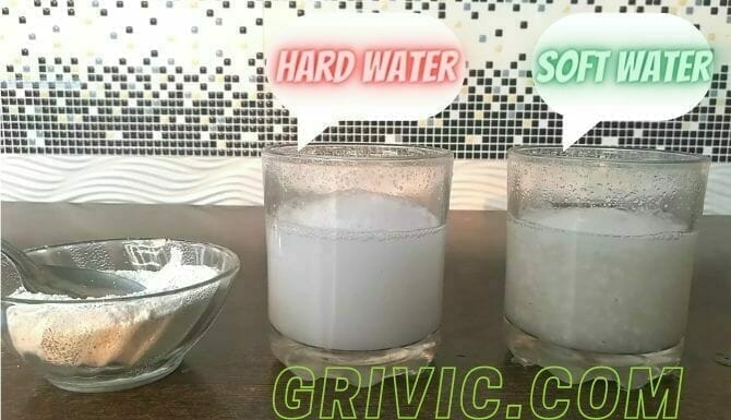 Soap test for hard water