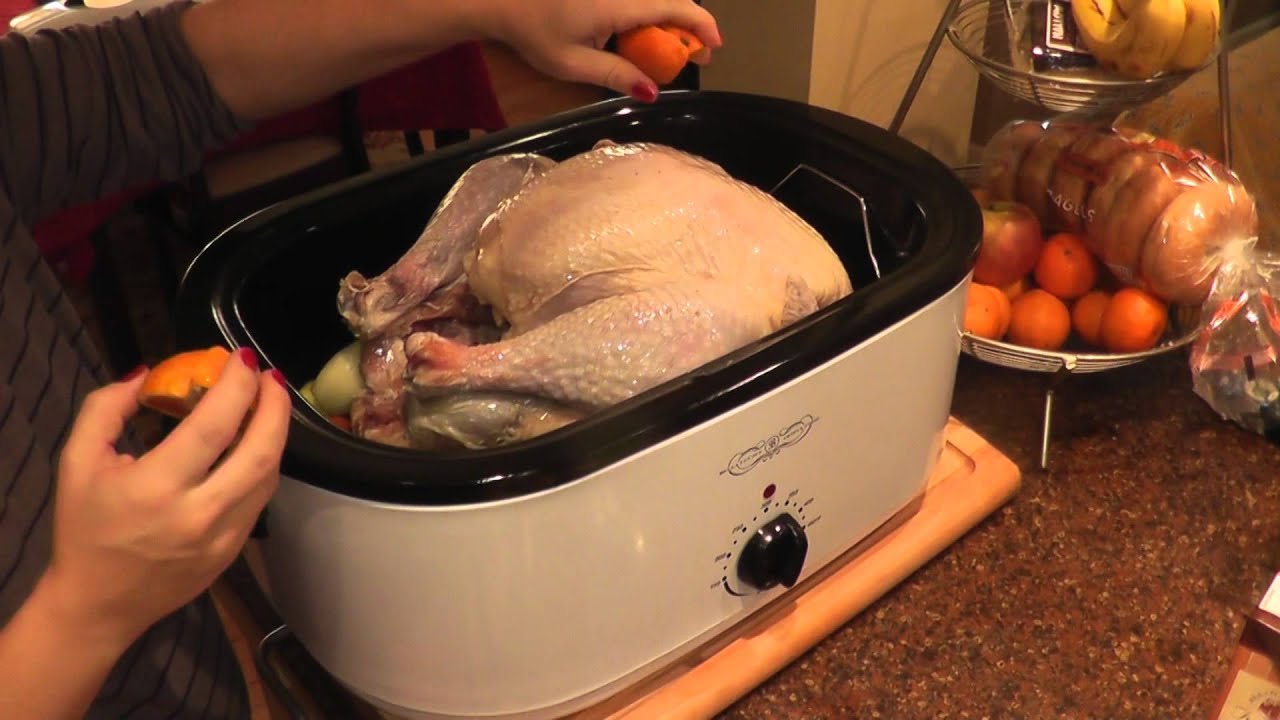 how to use an electric turkey roaster
